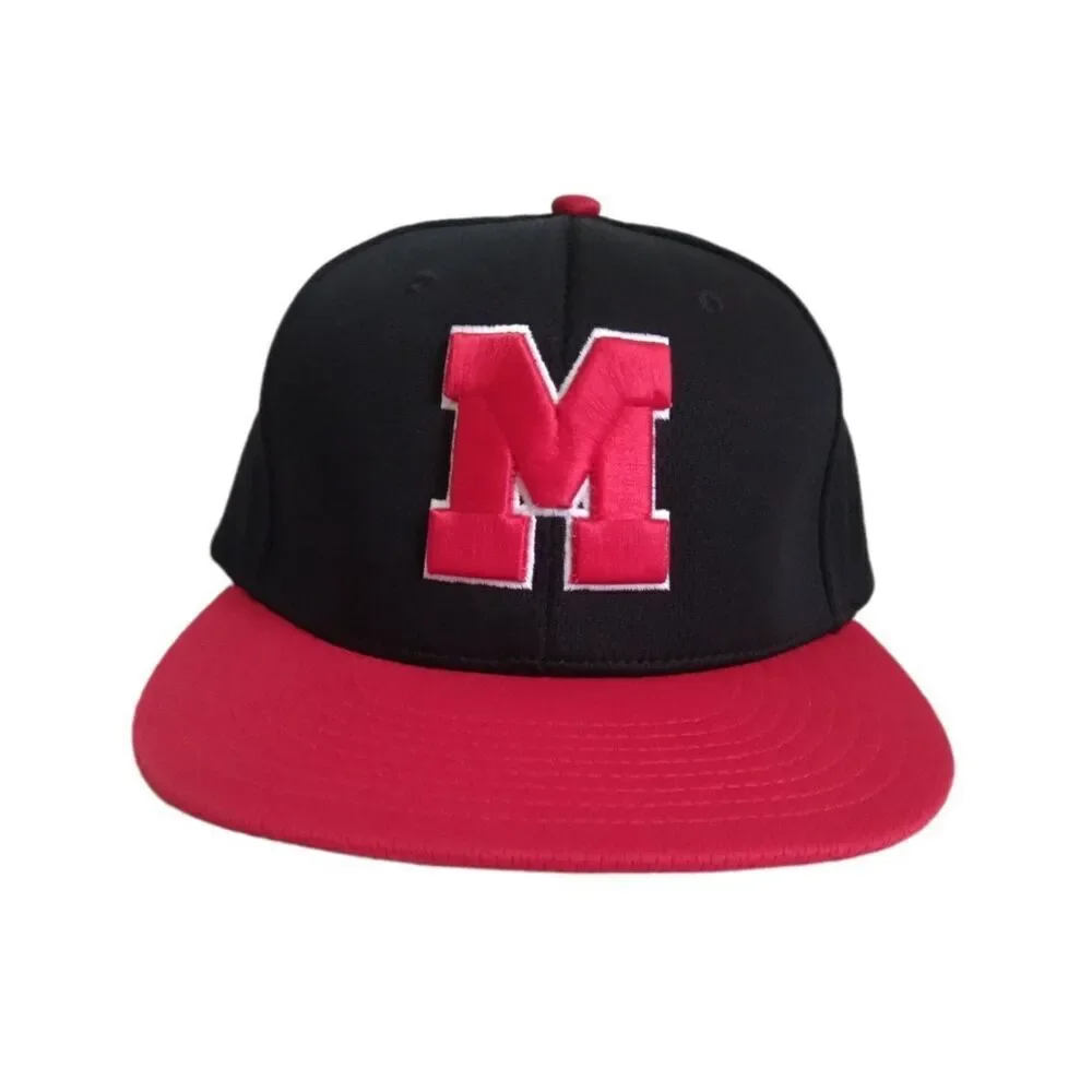 Richardson Red Black Dryve PTS 40 Marist Redhawk Embroidered Flex Fit Hat L XL